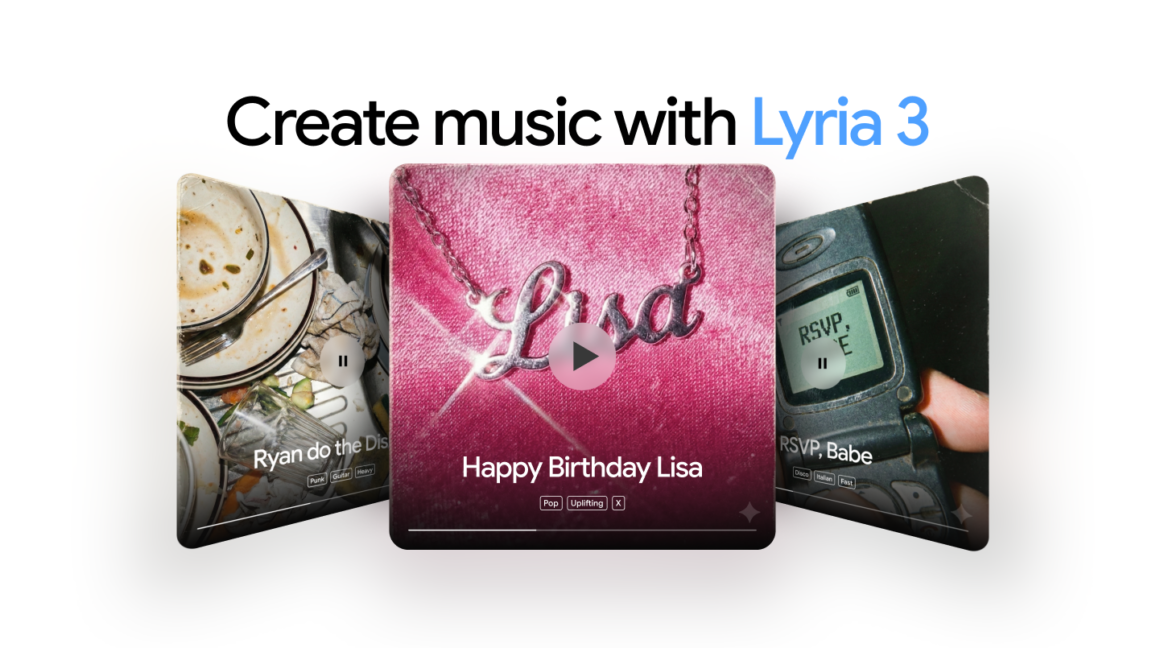 針が止まる音——Google Lyria 3 AI音楽モデル、本日Geminiに搭載
