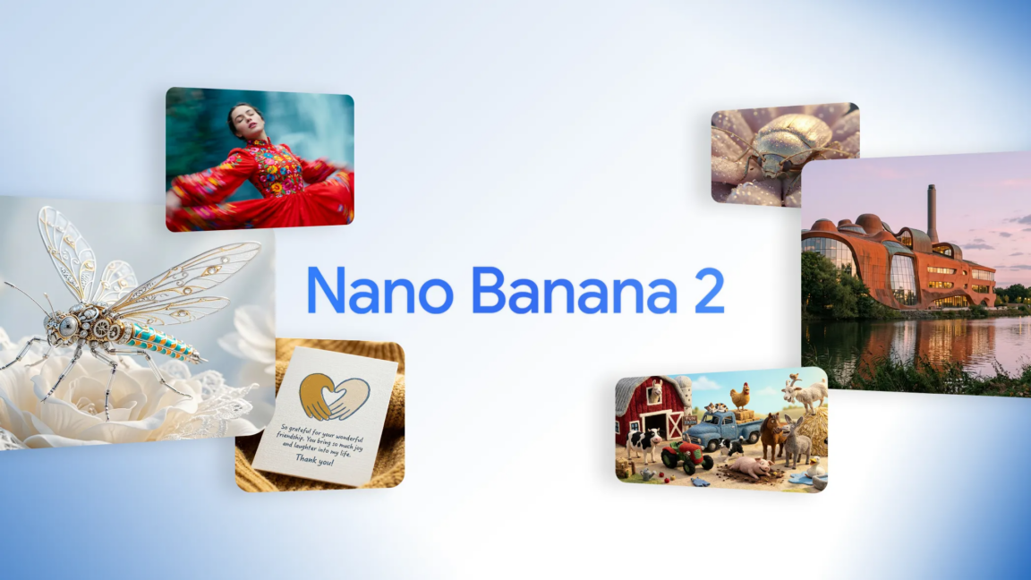 Google、Nano Banana 2 AI画像モデルを発表、本日よりGeminiに搭載