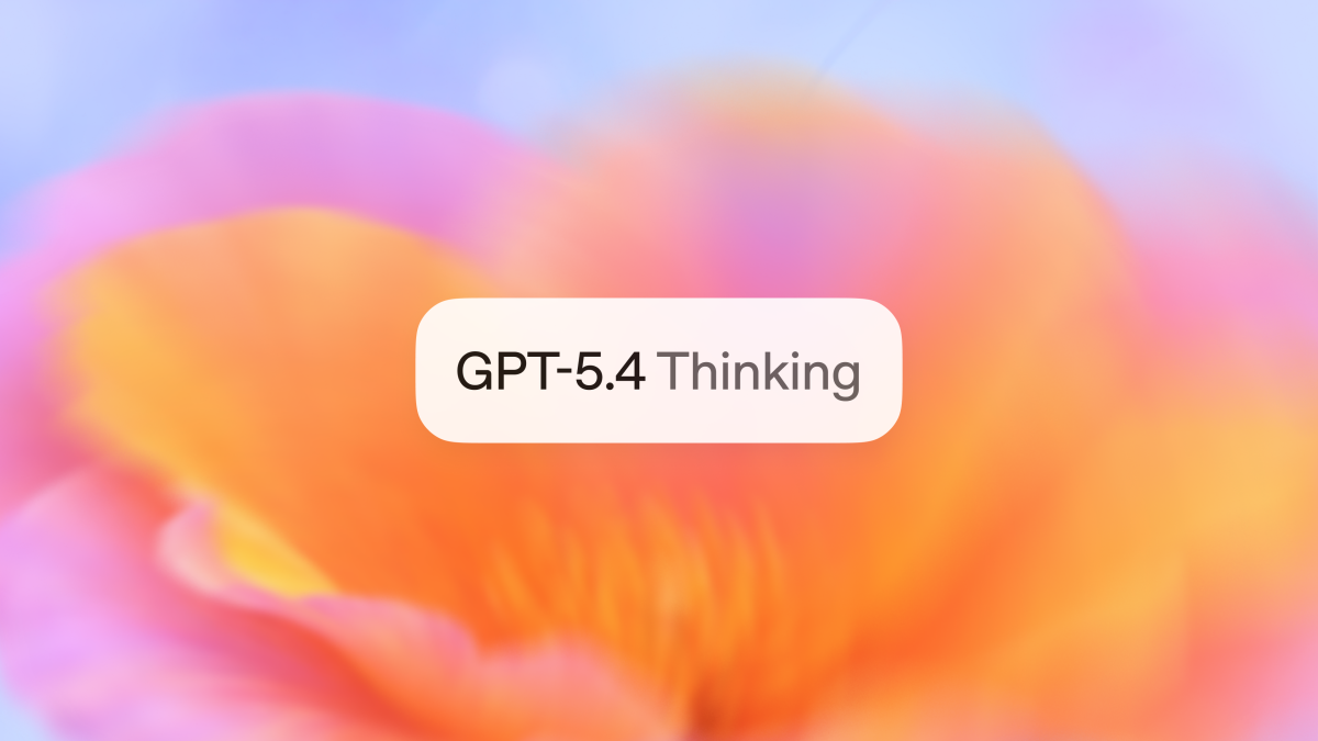 OpenAI、GPT-5.4を発表：ProとThinking版が重量級登場