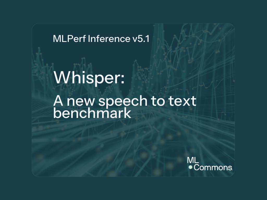 MLCommons Whisper推論ベンチマーク v5.1 リリース