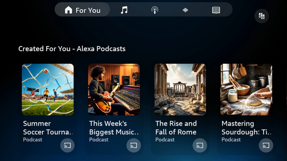 AmazonがAlexa+にAIポッドキャスト生成機能を追加