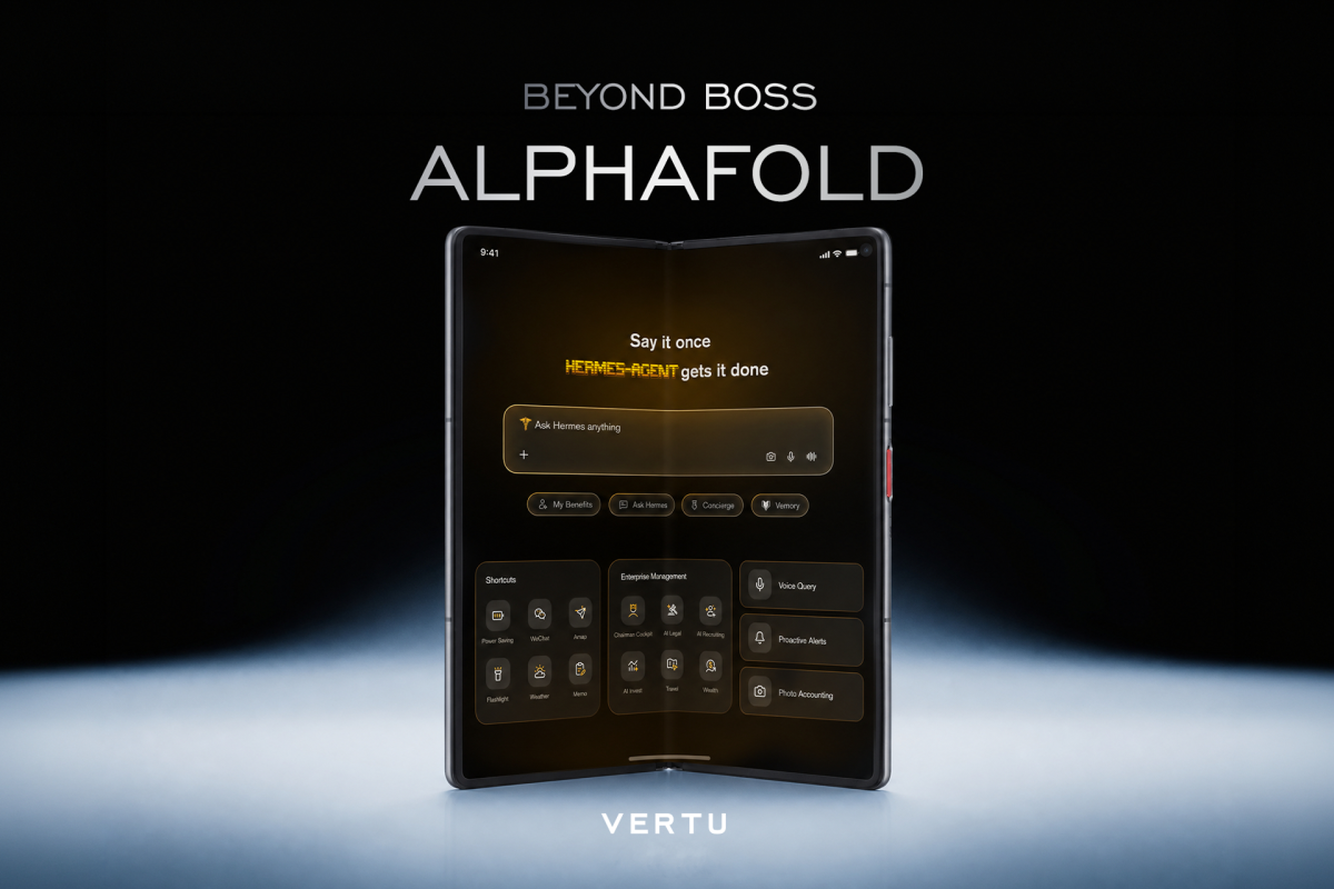 6880ドルから！Vertu AI折りたたみ機がCEOにAIによる会社管理を提供