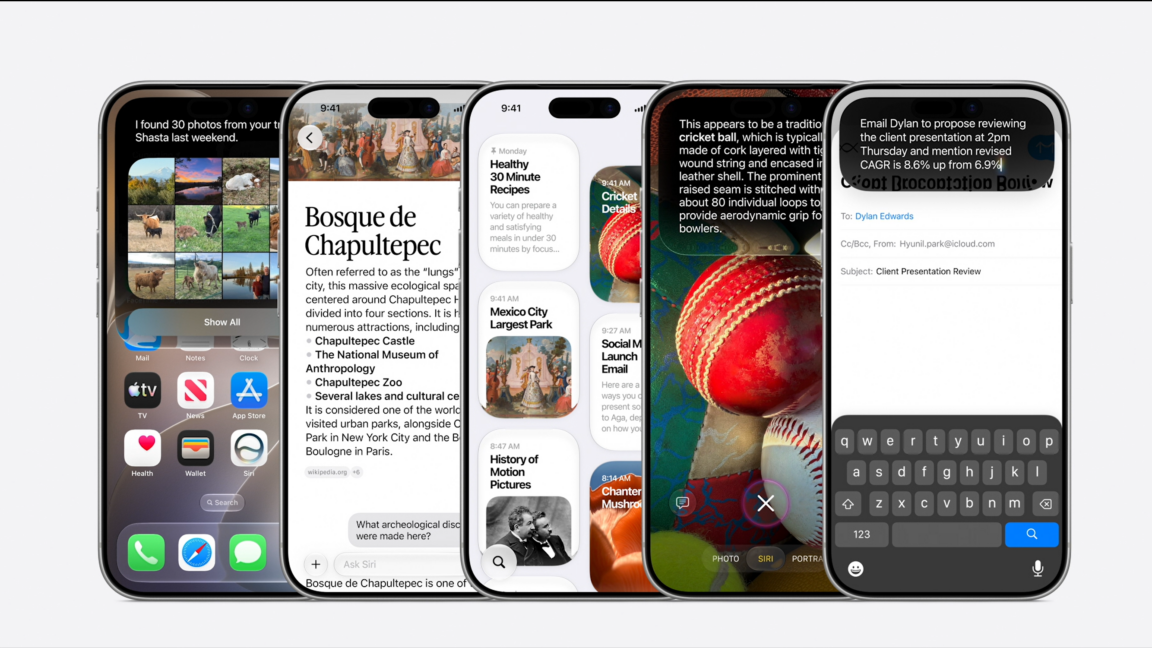 Apple、「Siri AI」を発表：より滑らかな会話、Google AI駆動、今秋登場