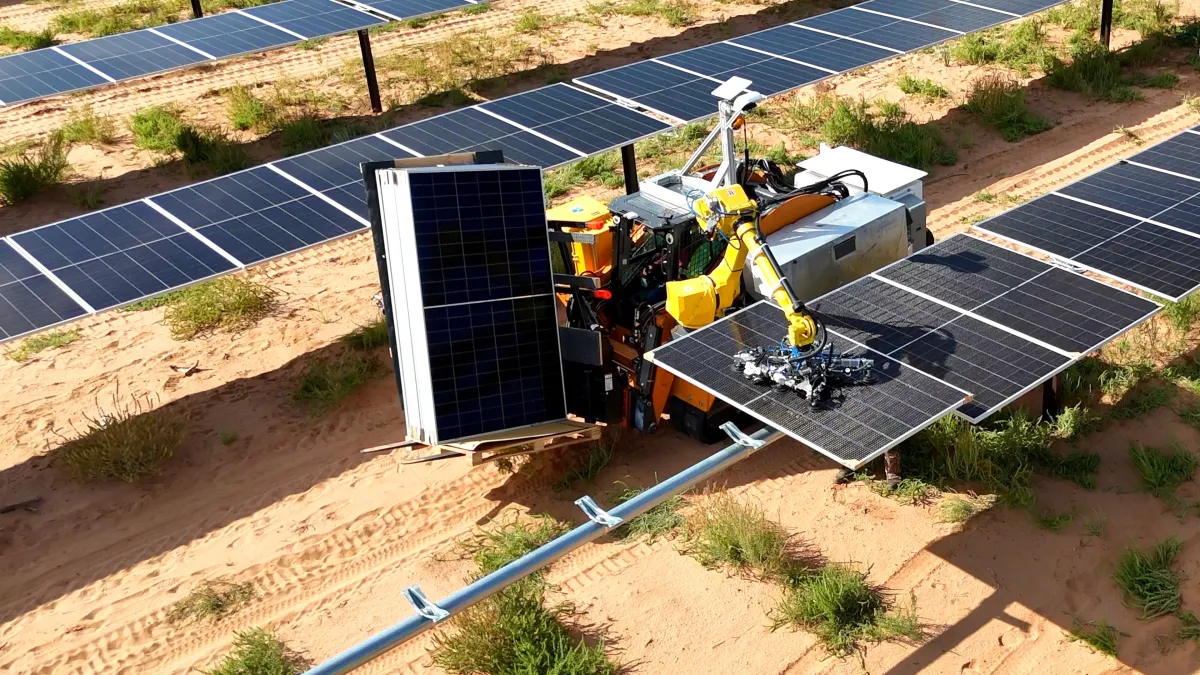 Gritt、3400万ドル調達——ロボットで太陽光発電所を建設