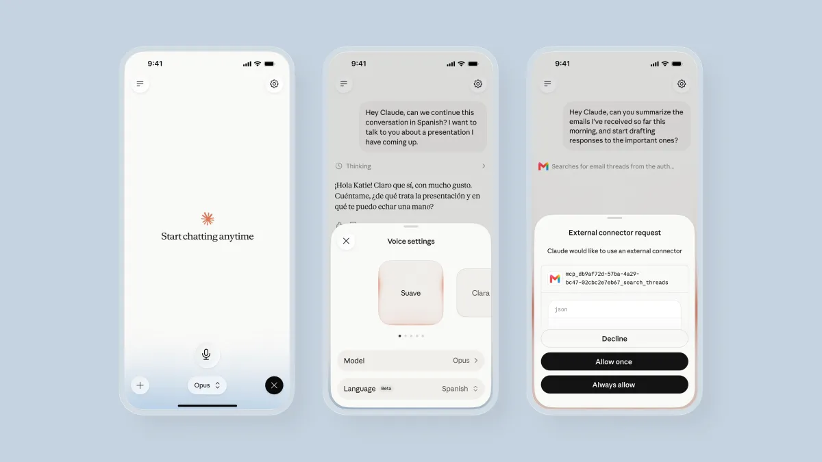 AnthropicがClaudeの音声モードをアップグレード：より強力なモデルが登場