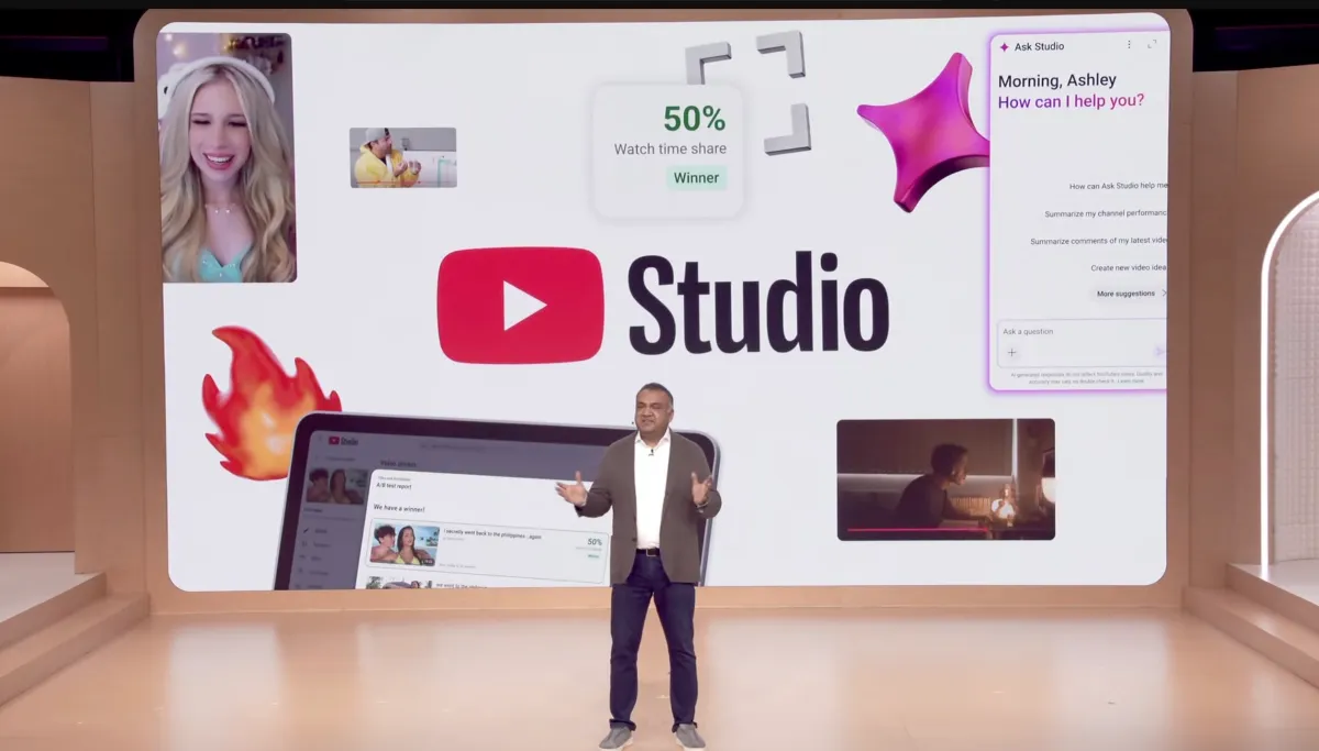 YouTubeがクリエイター向けにAIアイデア提案とサムネイル分析ツールを導入