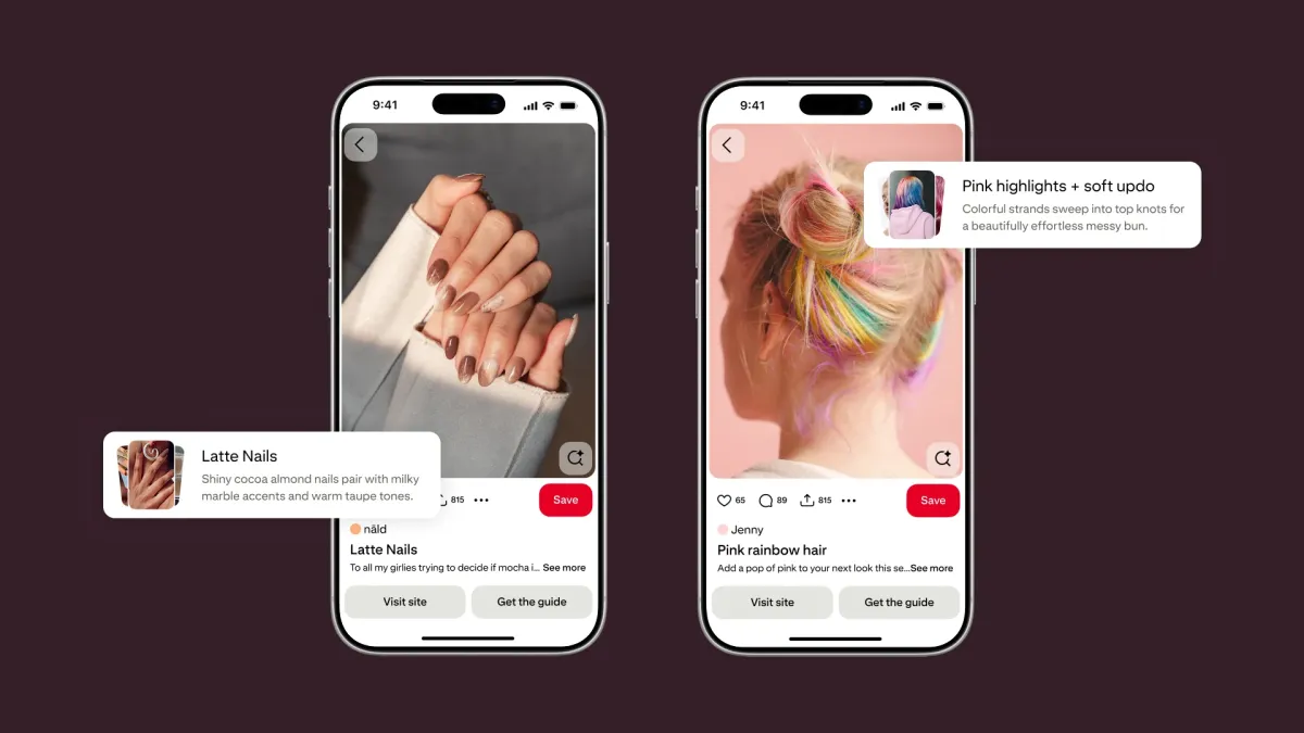 PinterestのAI美容ガイド：保存した画像からサロン予約まで