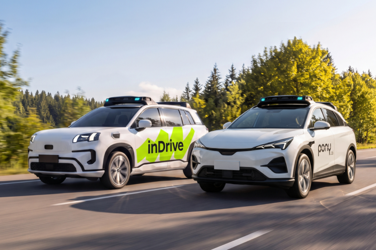 inDriveがPony.ai・NVIDIAと提携、2027年に中央アジアでロボタクシーをテスト